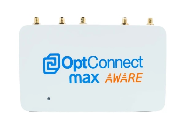 OptConnect max aware 4G LTE Cat 4 cellular router + Wi-Fi
